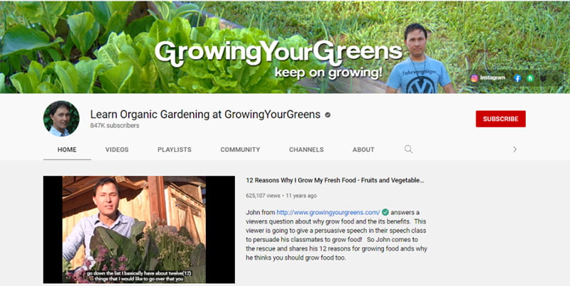Learn Organic Gardening at GrowingYourGreen