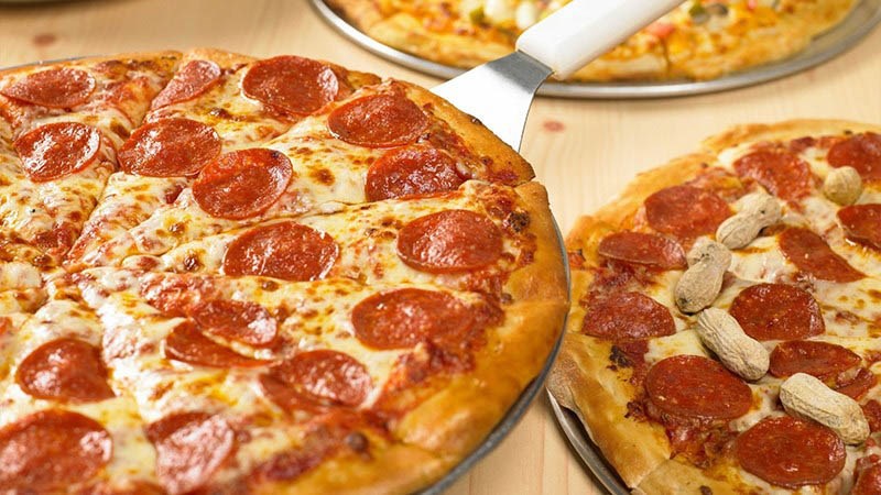 Hình nền bánh pizza cho máy tính