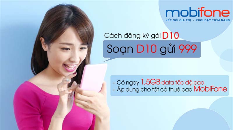 Đăng ký gói D10 MobiFone