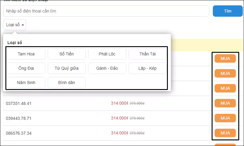 Bạn cũng có thể chọn sim số đẹp