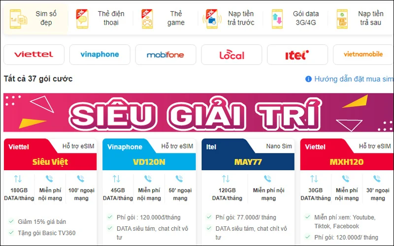 Khách hàng chọn loại sim Viettel muốn mua
