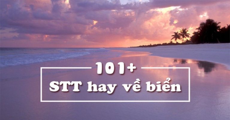 101+ STT hay về biển, câu nói về biển hay nhất