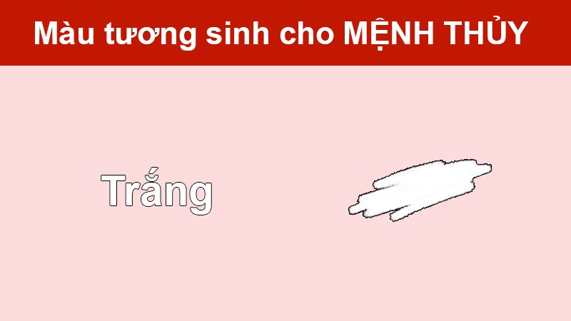 Màu tương hợp với những người thuộc mệnh Thủy