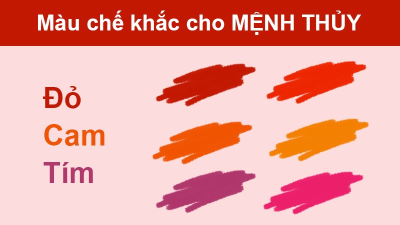 Màu tương đối không may mắn, nên hạn chế sử dụng