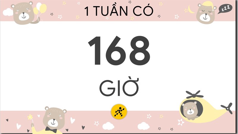 Một tuần có bao nhiêu giờ?
