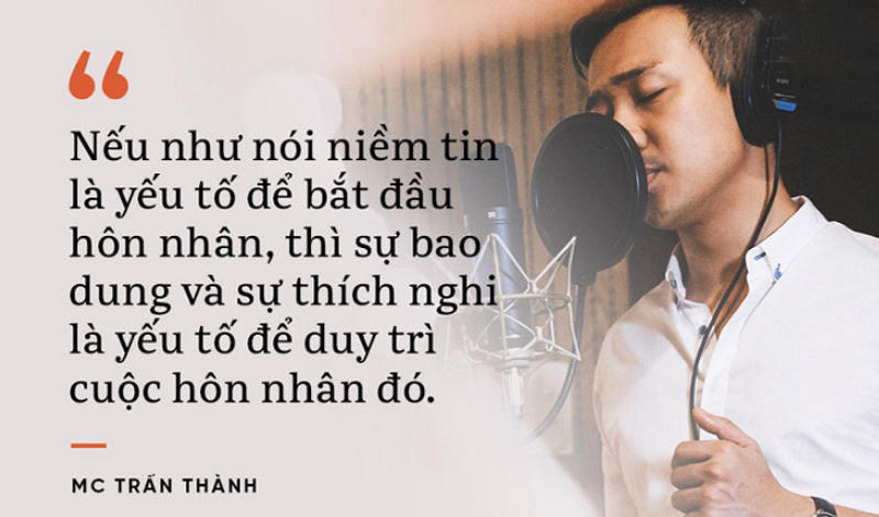 Nếu như nói niềm tin là yếu tố để bắt đầu hôn nhân, thì sự bao dung và thích nghi là yếu tố để duy trì cuộc hôn nhân đó