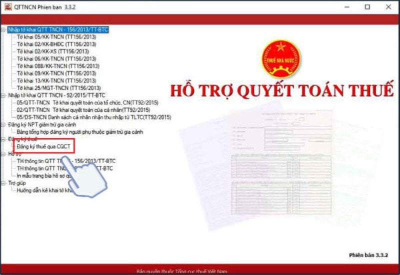 Tạo hồ sơ đăng ký mã số thuế cá nhân