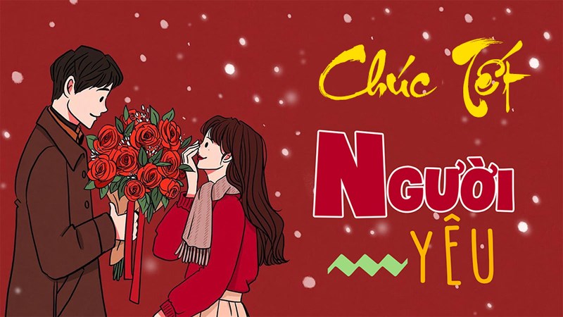 Chúc tết vợ chồng, người yêu