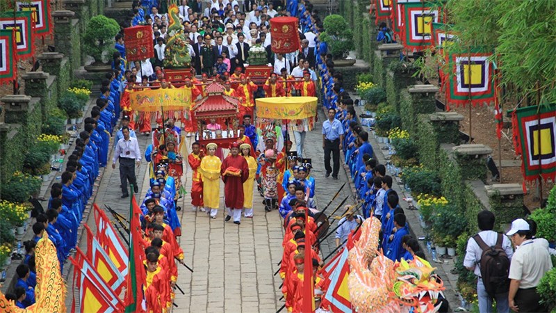 Hoạt động ngày giỗ tổ Hùng Vương tại đền Hùng