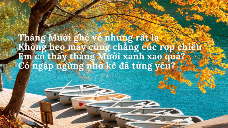 Chào tháng 10