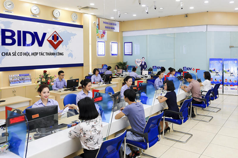 Thời gian làm việc của ngân hàng BIDV