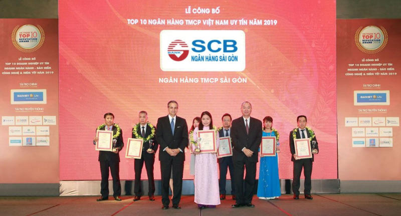 SCB lọt top 10 ngân hàng TMCP uy tín
