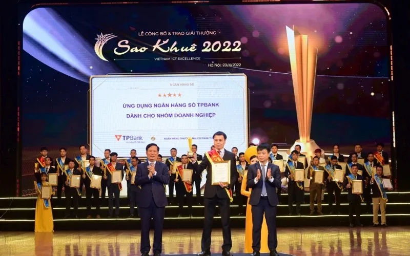 TPBank nhận giải thưởng Sao Khuê