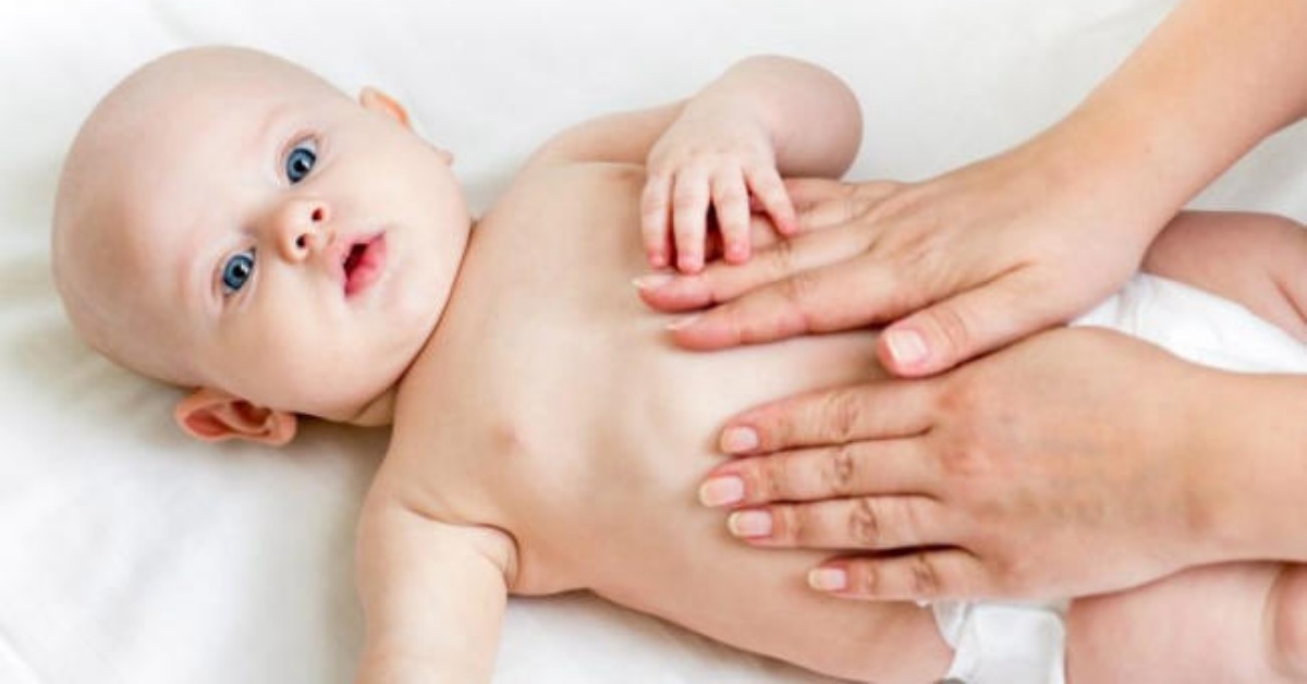 Cách chữa đầy hơi cho trẻ sơ sinh