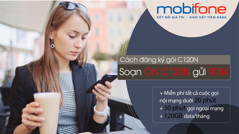 Đăng ký gói cước C120N MobiFone
