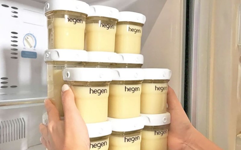 Sữa được bảo quản ở ngăn mát của tủ lạnh