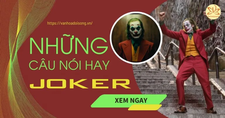 Những câu nói hay của Joker, triết lý về cuộc sống của kẻ điên