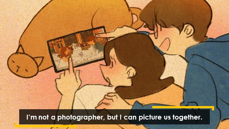 I’m not a photographer, but I can picture us together.