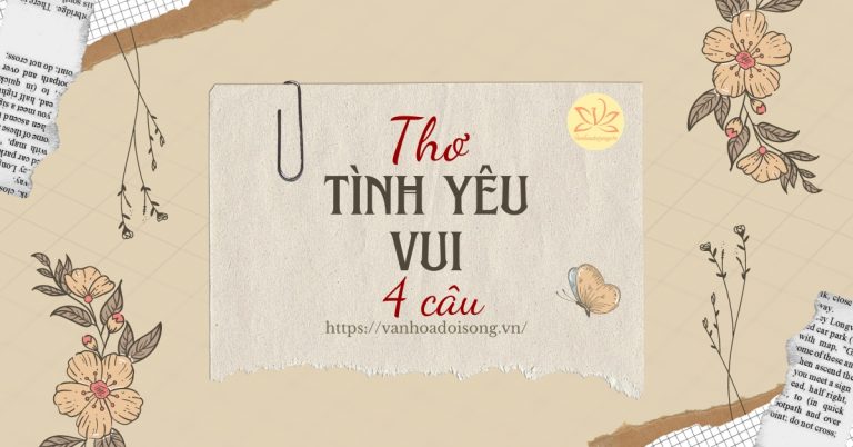 thơ tình yêu vui 4 câu
