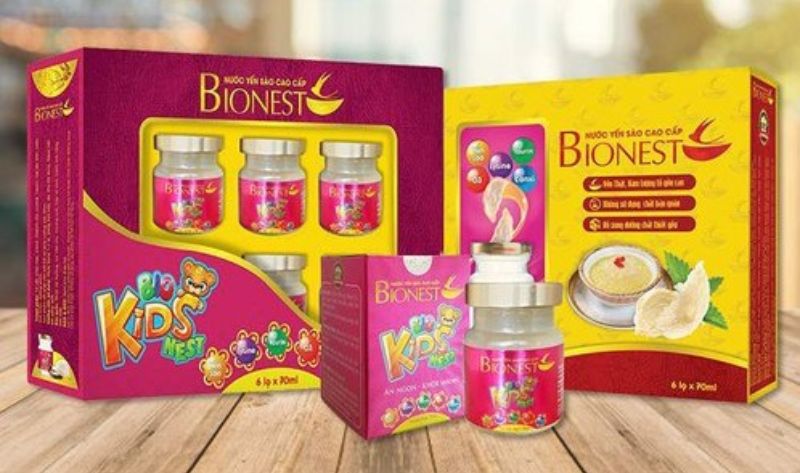 BioNest Kids có hàm lượng nước Yến cao nhất thị trường BioNest Kids có hàm lượng nước Yến cao nhất thị trường