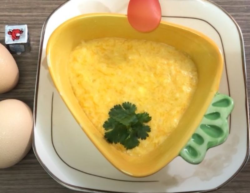 Cháo trứng gà cà rốt Cháo trứng gà cà rốt