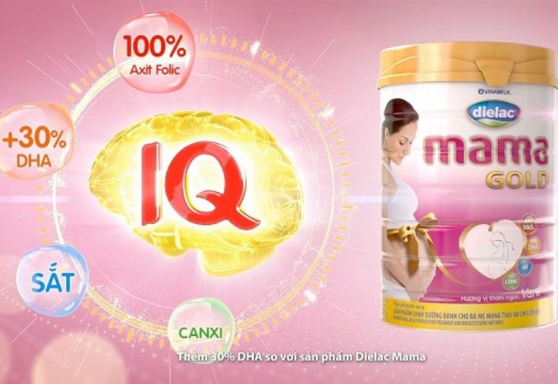 Sữa dành cho bà bầu Dielac Mama Gold