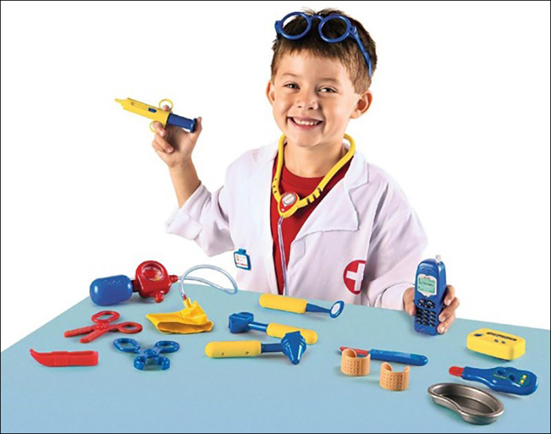 Bộ đồ chơi nghề nghiệp: Đầu bếp, bác sĩ,...