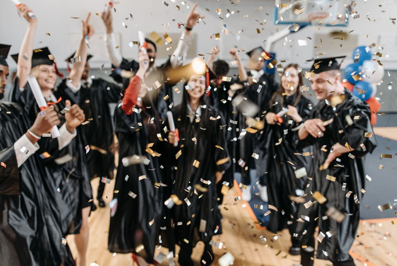 Congratulations! Best wishes for your future!
