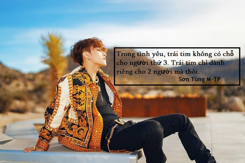 Trong tình yêu, trái tim không có chỗ cho người thứ 3. Trái tim chỉ dành riêng cho 2 người mà thôi.