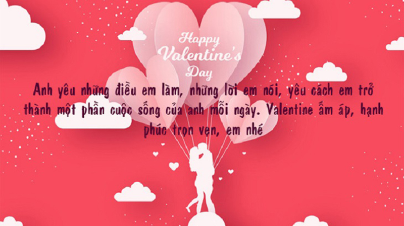 Những câu tỏ tình Valentine dành cho các nàng thơ yêu sự lãng mạn