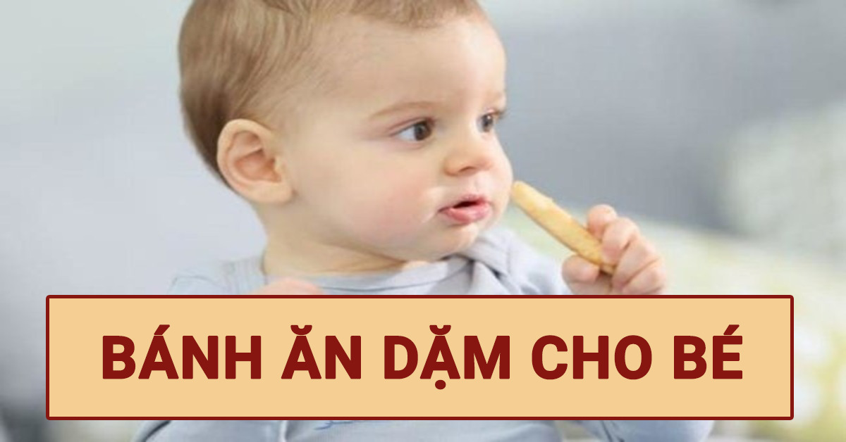 bánh ăn dặm cho bé