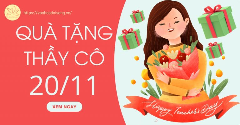 Quà tặng thầy cô nhân ngày 20/11 thiết thực, ý nghĩa