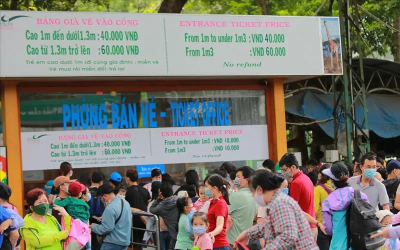 Giá vé vào cổng Thảo Cầm Viên