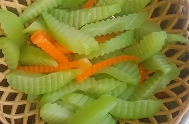 Su su luộc cắt nhỏ