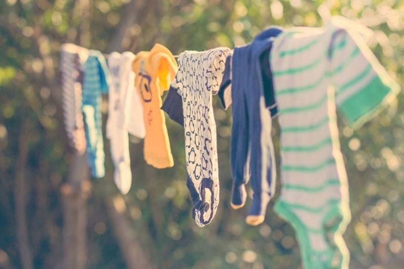 Trong quá trình phơi, có thể dùng dây phơi theo chiều ngang nếu có đủ không gian