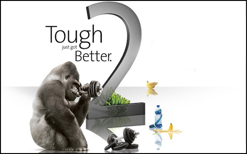 Gorilla Glass 2 có nhiều cải tiến hơn so với phiên bản đầu tiên
