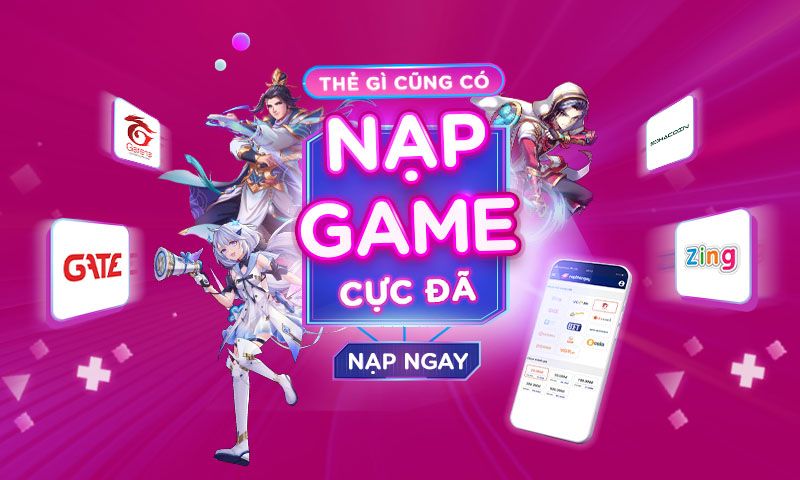 Nạp thẻ điện thoại bằng Momo có mức ưu đãi hấp dẫn Nạp thẻ điện thoại bằng Momo có mức ưu đãi hấp dẫn