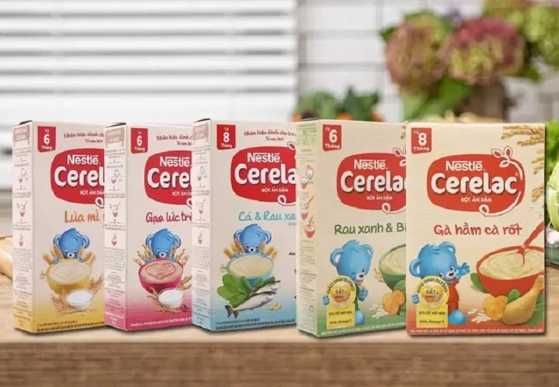 Bột ăn dặm Nestle Cerelac