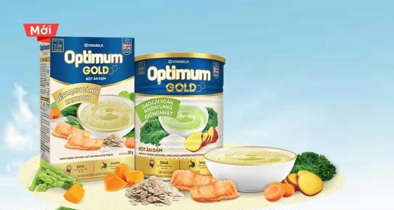 Bột ăn dặm Optimum Gold