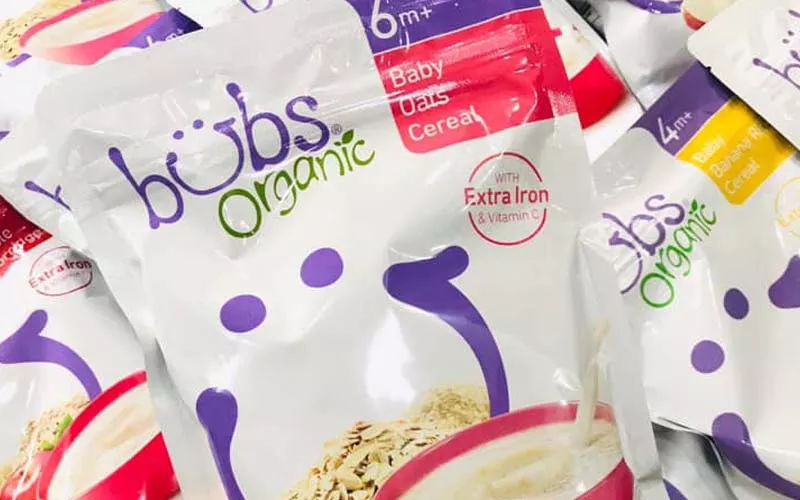 Bột ăn dặm Bubs Organic