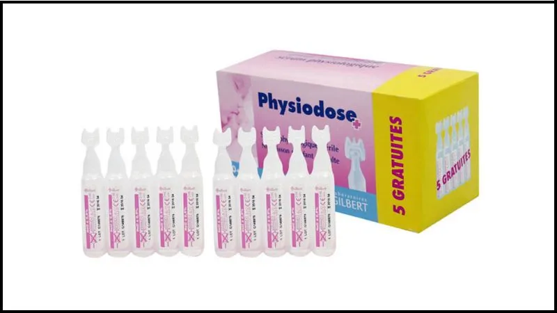 Nước muối sinh lý cho trẻ sơ sinh Physiodose