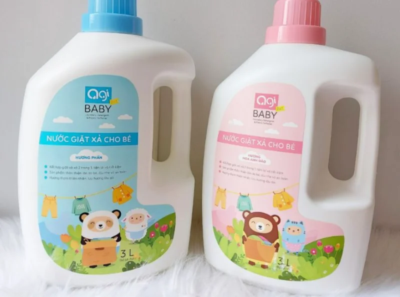 Nước giặt xả cho bé Agi