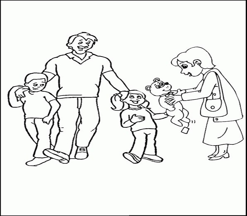 Tranh tô màu gia đình hạnh phúc, tràn ngập tiếng cười - 15
