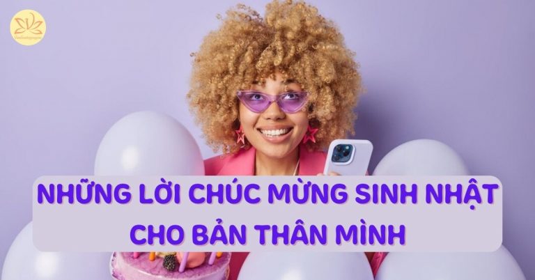 Lời chúc mừng sinh nhật cho bản thân mình