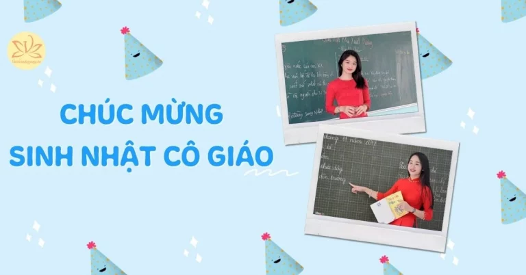 chúc mừng sinh nhật cô giáo