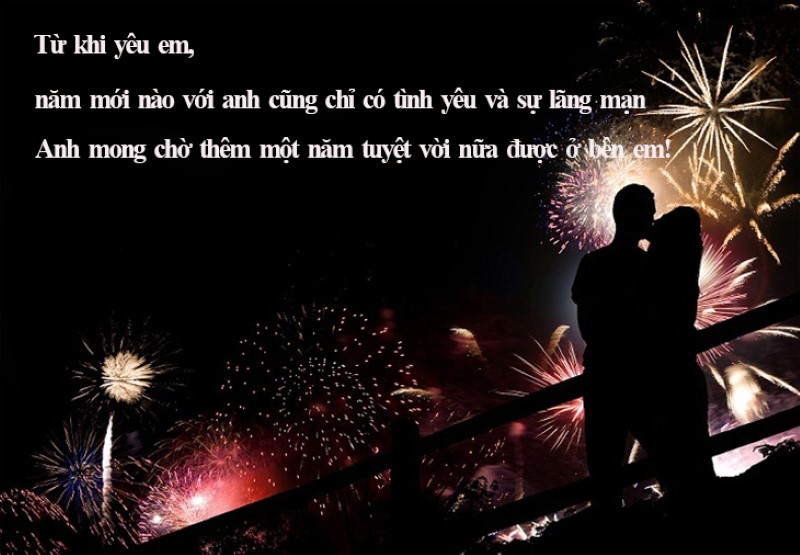 Lời chúc đêm giao thừa dành cho người thương