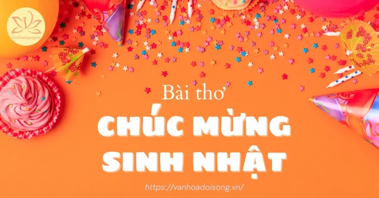 90+ bài thơ chúc mừng sinh nhật hay nhất