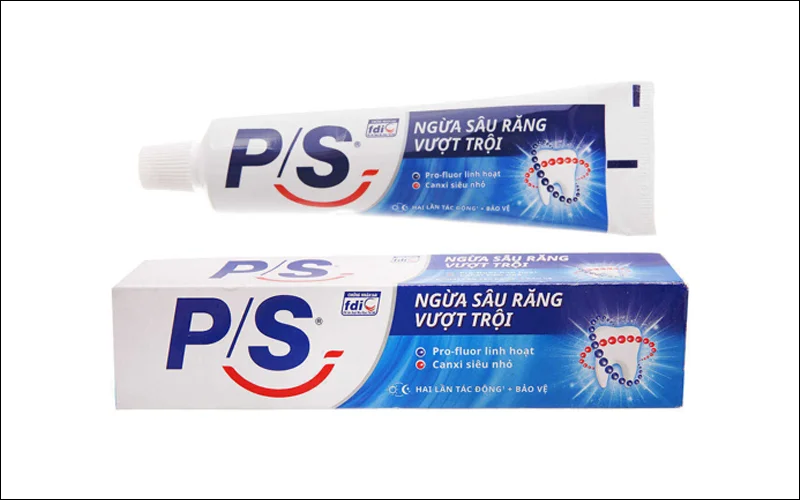 Kem đánh răng P/S Ngừa sâu răng vượt trội, bảo vệ toàn diện