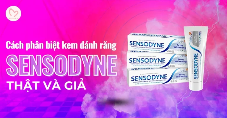 cách phân biệt kem đánh răng sensodyne thật giả