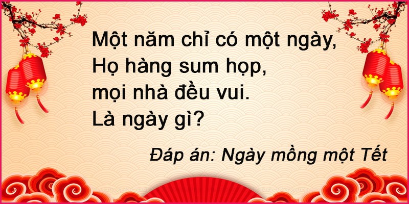 Câu đố Tết - 4